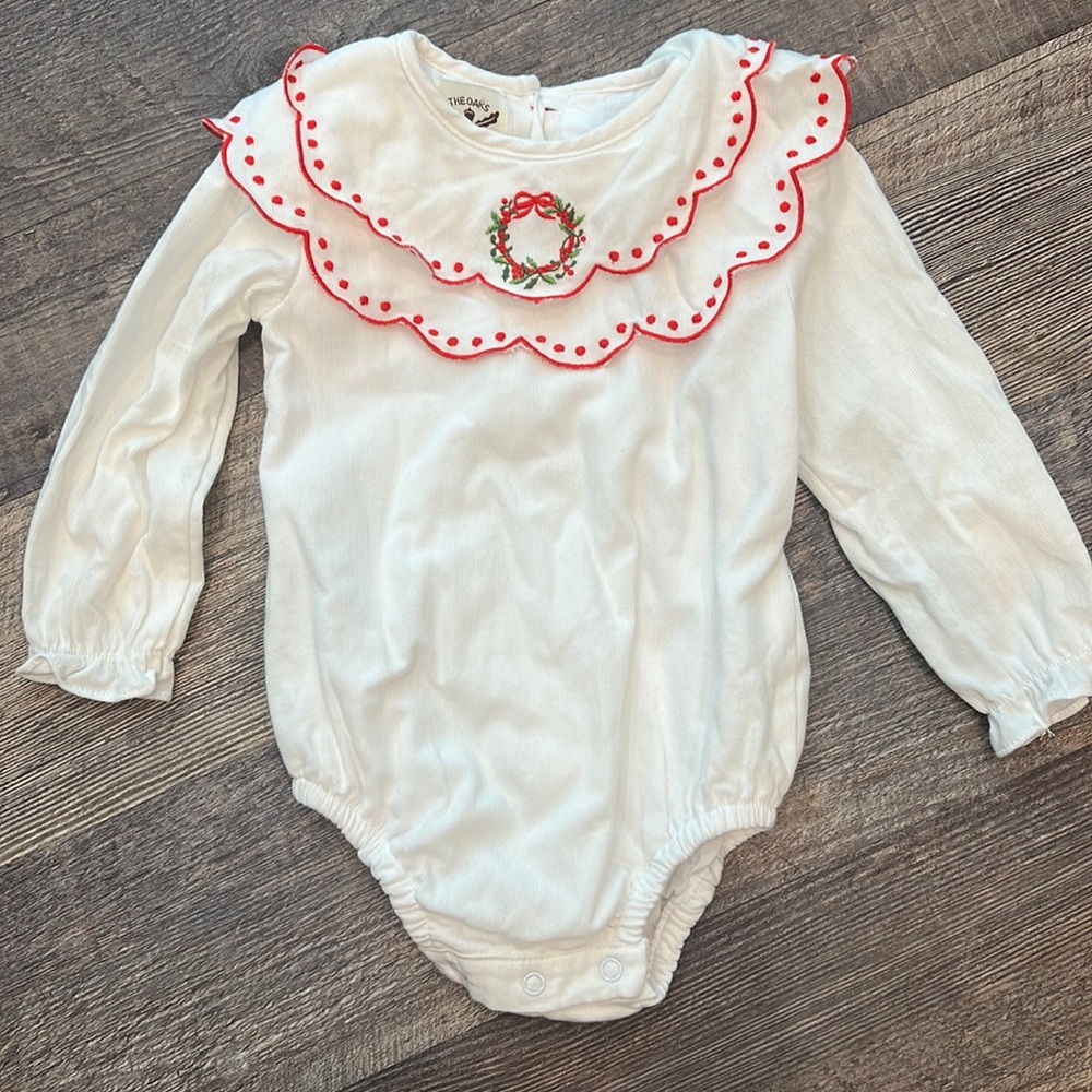 Baby girl Christmas bubble